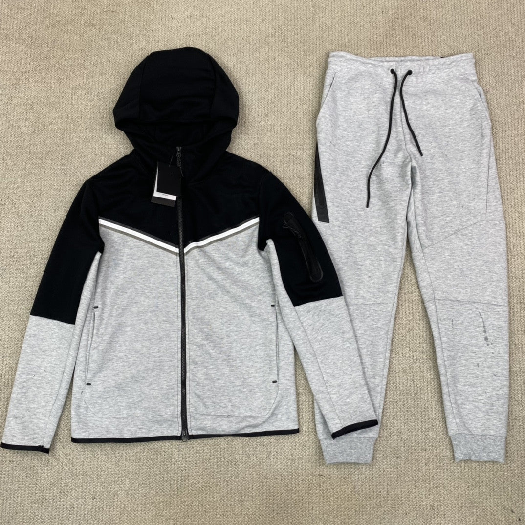 Men's Casual Hooded Sweater Set
