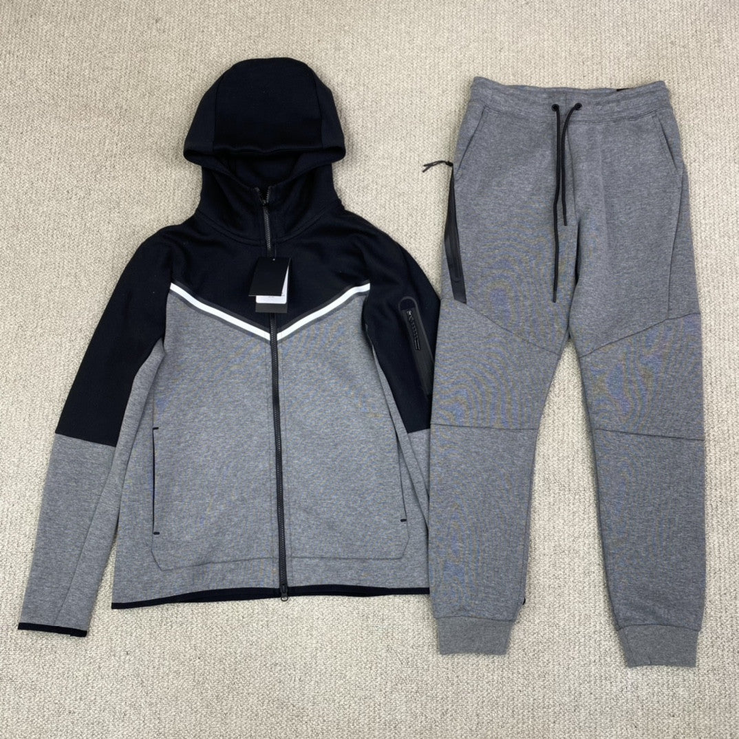 Men's Casual Hooded Sweater Set