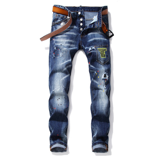 Maple Leaf Jeans with Badge