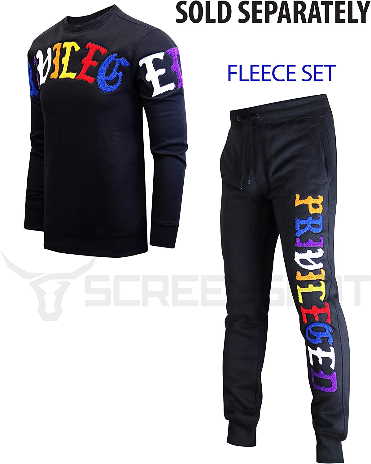 brand Mens Urban Hip Hop Premium Fleece - Pullover Active Urbanwear Street Fashion Crew Neck Sweatshirt